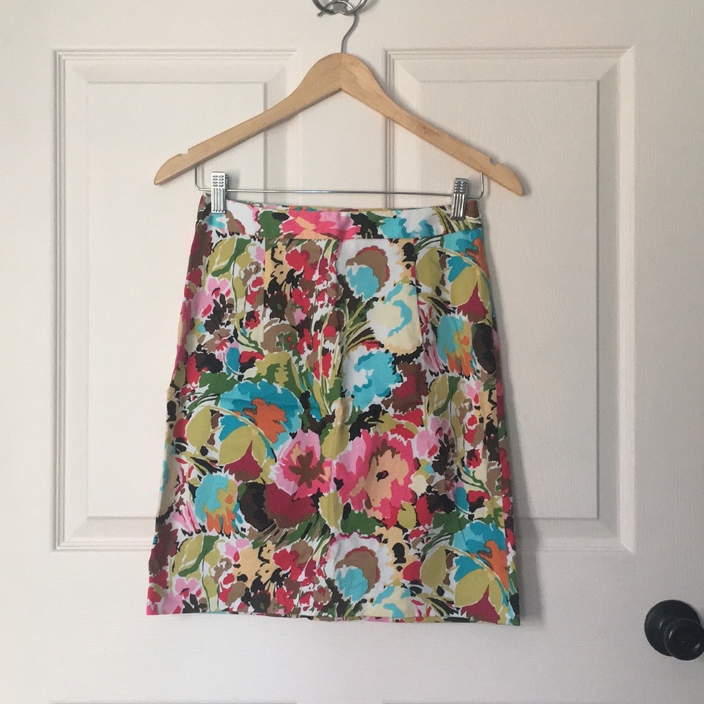 Floral Pencil Skirt Size 0